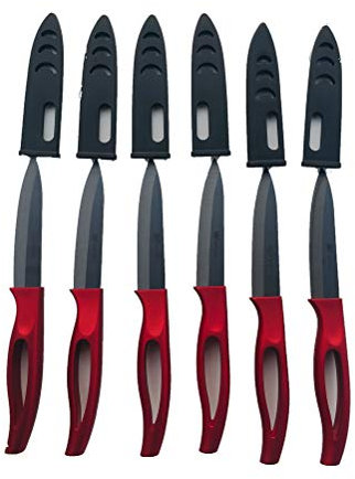 Coltello da cucina in ceramica per bistecca 6 pezzi 6