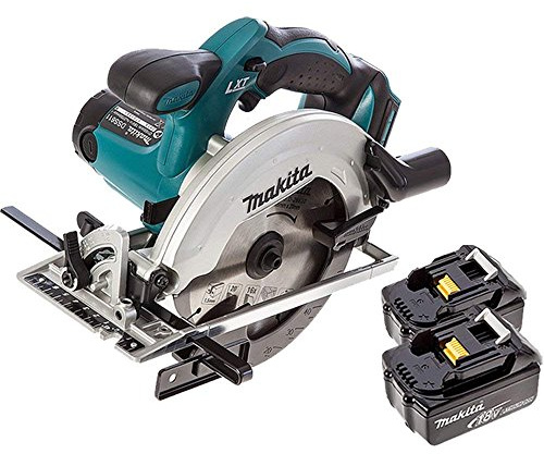 Makita DSS611Z 18V LXT Li-ion Circular Saw 165mm with 2 x BL1850 5Ah Batteries
