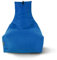 Lounge Sitzsack Liege Beanbag 32 Farben wählbar 90cm(Ø) Rückenlehne Bodenkissen Indoor Outdoor Sitzsäcke Gaming Kinder Bean Bag Erwachsene Riesensitzsack gefüllter Sessel (Blau)
