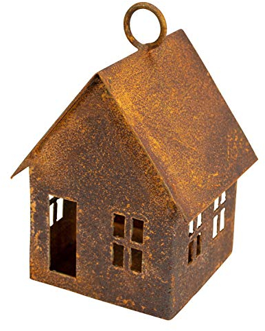 Edelrost Haus zum Aufhängen