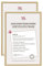 walther design Cadre photo walther design or 21 x 29,7 cm (DIN A4) Double Pack, cadre en plastique New Lifestyle KV130GD