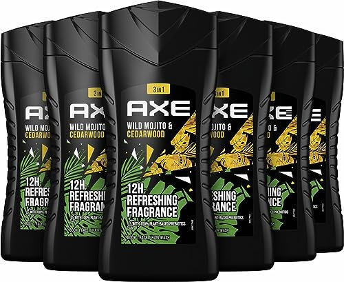 6x Axe Douchegel Green Mojito & Cedarwood 250 ml