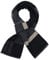 Soul Young Herren Herbst Baumwolle kariert Schal- Winter Jungen Warm Lange Scarf mit Luxuriöse eschenkbox(Schwarz Beige Streifen)