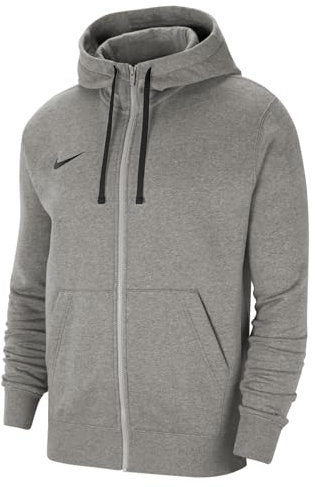 Nike Herren M Nk Flc Park20 Fz Hoodie Kapuzenjacke, Dk Grey Heather/Black/Black, S EU