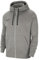 Nike Herren M Nk Flc Park20 Fz Hoodie Kapuzenjacke, Dk Grey Heather/Black/Black, S EU
