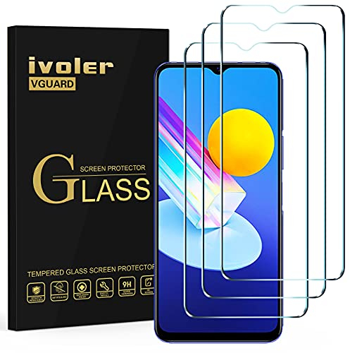 iVoler 3 Pezzi Pellicola Vetro Temperato per Vivo Y52 5G / Vivo Y72 5G / Xiaomi Mi 10 Lite 5G, Pellicola Protettiva Protezione per Schermo Anti Graffio