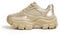 LUCKY STEP Sneakers con Zeppa Chunky da Donna (Oro Rosa, 9US-40EU-7UK)