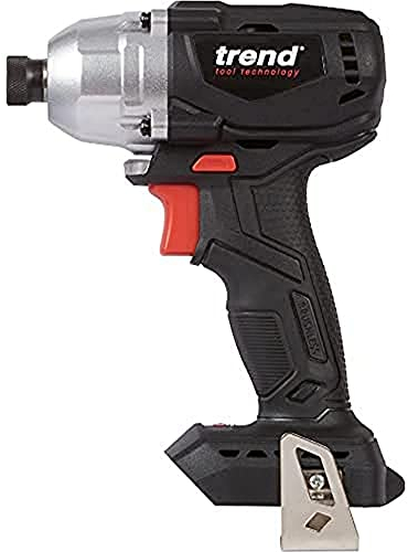 Trend 18V Cordless Brushless Impact Driver with High Performance Motor & Two Speed Settings, Bare Tool (Battery & Charger Sold Separately), T18S/IDB