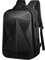 Elsegeod Zaino da viaggio antifurto Zaino impermeabile con guscio rigido Adatto per notebook da 17 pollici con porta di ricarica USB Zaino da lavoro per uomini Donne Scuola universitaria,black