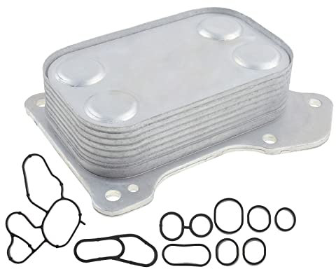 Frankberg Ölkühler Motoröl Kompatibel mit Mito 955 Doblo 119 Grande Punto 199 Astra H A04 Corsa D S07 1.3L-1.6L 2005-Heute 55183548