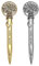 JKJF 2pcs Vintage enveloppe ouvre lettre ouvre - Lettre maison école Bureau métal enveloppe slicer - argent et or