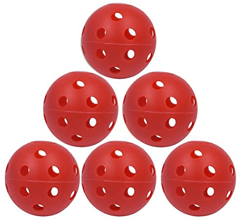 Bontannd 50pcs 41mm Golf Training Bälle Plastikluftstrom Hollow Loch Golfbällen Outdoor Golf Übung Bälle Golfzubehör