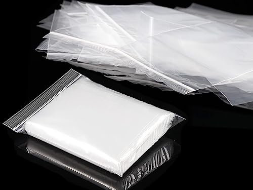 Bustine trasparenti piccole 20 * 15cm Sacchetti Grandi plastica richiudibili 100 pezzi Bustine chiusura ermetica Medio polietilene con zip