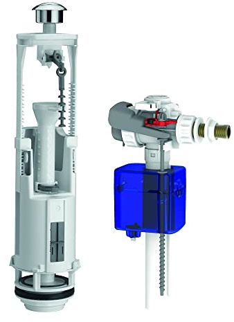 Kompletter Spülkasten mit Bügel mit Doppeltaster Optima S/Aquastop SIAMP