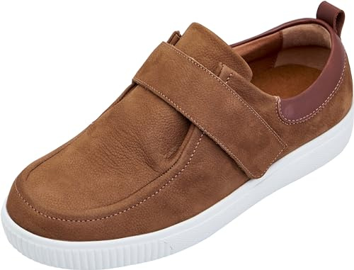 Cosyfeet Ned - Tan - 10-3H Width - Extra Wide Men's Shoes