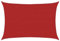 vidaXL Vela Parasole 160 g/m² Rossa 4x5 m in HDPE