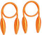 Warmhm 2 Stück Retro- Gardinen-Rückhalteband Dekoratives Vorhangseil Gardinen-Raffhalter-Klemme Gardinenband Gardinenbänder Gardinenschnalle Dekorieren Zu Hause Gardinenband Orange