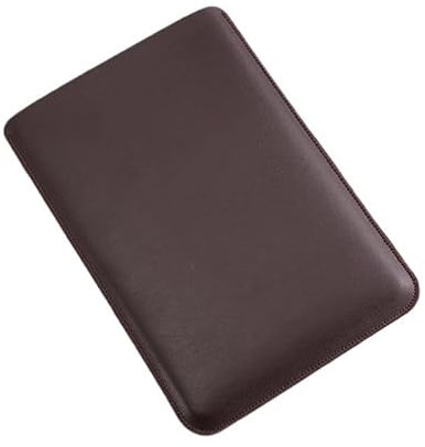 MYLPDZSW HHF TAB Zubehör 5 Farben Hochwertige Mikrofaser-Ledertasche E-Book-Reader-Taschen-Abdeckungs-Beutel-Tasche Für Onyx Boox Nova Air 7,8 Zoll (Farbe : Coffee Brown)