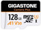GIGASTONE 128GB Scheda Micro SD, Camera Plus, Action Camera, Sports Camera, 100MB/s, Registrazione Video 4K, Scheda di Memoria MicroSDXC UHS-I A1 V30 U3