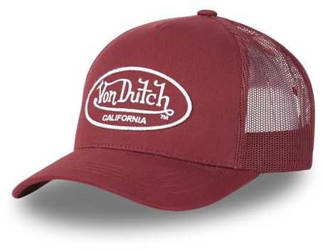 Von Dutch Mütze Granat, granatrot, One size