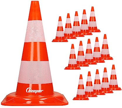 BEEPER - Verkehrskegel (Höhe 47 cm) Menge - 30 Stück