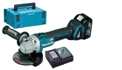 Makita DGA504RT1J Winkelschleifer, 18 V, LXT Ø125 mm (1 x 5,0 Ah) aus Makpac