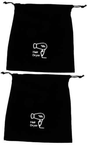 POPETPOP 2 Piezas Bolsa De Almacenamiento para Secador De Pelo Bolsa De Secador De Pelo Hotel Bolsa De Algodón para Secador De Pelo Bolsa De Viaje para Plancha Franela Viajar Wen-WAN Bolso