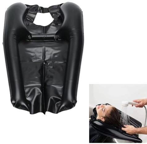 BOBOZHONG Aufblasbares Haarwaschbecken,Shampoo Becken Mobiles Waschbecken Haare Waschen,für Behinderte Ältere Menschen Schwangerschaft,zum Haarwaschen Färben Schnitte
