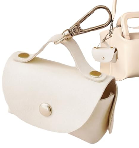 Kirdume Kotbeutelhalter, Hundekotbeutelhalter - PU-Kotbeutelhalter für Hunde | Tragbarer Kotbeutelhalter mit Metallschnalle für Gemeinschaft, Park, malerische Orte, Zuhause, Reisen, Camping