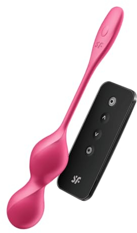 Satisfyer Love Birds 2 Connect App Liebeskugeln | Vibrierender Beckenboden-Trainer | Inklusive Fernsteuerung durch Fernbedienung oder App | Wasserdicht (IPX7) | Hautfreundliches Silikon