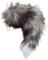 Fox Tail Keychain, Fuchsschwanz 15,75 -Zoll Tier Schwanz zotteligen Kunstfell Schwanz realistische Fuchs Schwanz Schlüsselbund Dekorative Therian Schwanz für Handtaschen -Rucksack Cosplay, Style4