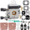 ZAMDOE FS38 FS45 FS55R Carburador para STIHL FS55 FS46 KM55R HL45 HS45 FS45L FS45C FS46C FS55C FS55T FS55RC FC55 KM55 Reemplazo de Piezas de desmalezadora de Hilo C1Q-S97 C1Q-S186