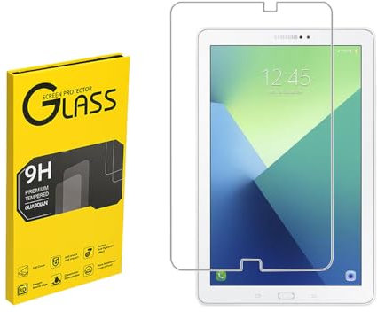 Shunwige Screen Protector for Samsung Galaxy Tab A 10 (10-inch,P585/P580) Tempered Glass，9H Hardness Anti Scratch，Bubble Free，Case Friendly Easy Installation.(1 Pack)
