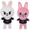 Sunknight 2PCS Plüsch Puppe Spielzeug 20cm Plüschtier Weiches Tier Plüschtier Gefülltes Kissenkissen Kidss Kuscheltier Cartoon Kuscheltier für Jungen und Mädchen Fans