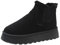 DKLOVIFU Winterboots Damen Stiefeletten Weite Stiefeletten Boots Gefüttert Winter Stiefel Schnürstiefel 607