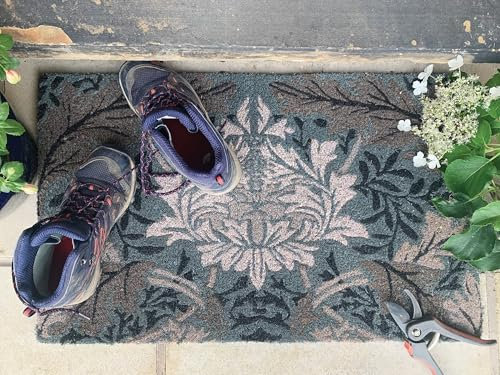 Lord of Rugs Printed Coir Door Mat for Home Entrance Indoor and Outdoor, Patio, Balcony Non-Slip Durable Natural Coconut Fiber Doormat in 45x75 cm English Garden 3