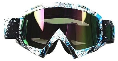ZGYOZMNG Motorradbrille für Fox Motocross-Brille Outdoor-Motorradbrille Radfahren MX Offroad-Skisport für ATV Dirtbike Rennbrille Reitbrille (Farbe: H, Größe: Farblinse) (H Farblinse)