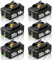 6Pcs 8000mAh Li-Ion Ersatzakku für Makita 18V Akku BL1850B BL1850 BL1830B BL1830 BL1860B BL1860 BL1840 BL1835 BL1845 BL1820 für Makita Akku 18V Werkzeugakkus with 3-LED Indikator 8.0Ah (8.0Ah*6)