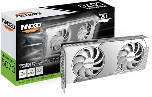 Inno3d Geforce Rtx 5070 Twin X2 Oc White Nvidia 12 Gb Gddr7 (inno3d Rtx5070 X3 Oc White 12gb)