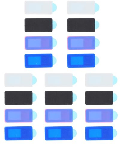 POPETPOP 20pcs Laptop Webcam Privacy Covers Slide Camera Protectors for Phones and Laptops, Ultra-thin Privacy Slider in Black, White, Pink, Blue – Practical Webcam Protective Cover Set