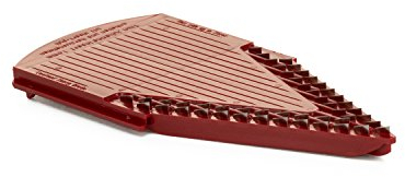 Börner Messereinschub für V1, V3 & V6 (1,6mm) • Messereinsatz für feine Julienne-Streifen & Würfel • Gemüsehobel Messereinschub (V-Hobel) • Börner Küchenhobel Zubehör • Farbe: Rot