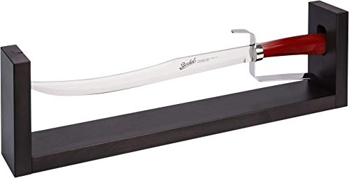 Van Berkel - Champagnersäbel Superior - Sabrage Serie | Klingenlänge: 52 cm | Griff: Rot