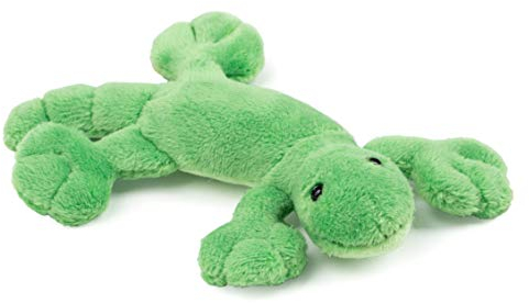 Schaffer Knuddel mich!- Magnet Gecko Geco Magnetico di Peluche Lizzy, Colore Verde, 11 cm, 3548