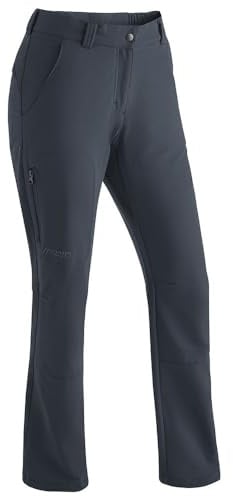 maier sports Helga, Women's Warm Hiking Trousers, Water-Repellent Outdoor Trousers for Trekking and Hiking, PFC-Free, mSTRETCH pro 2 & dryprotec Technology Graphite
