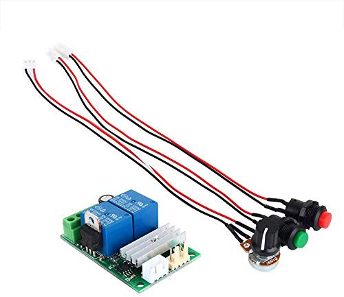 DC6V 9V 12V 24V 3A Motordrehzahlregler PWM-drehzahlverstellbarer umschaltbarer Tastenschalter Umkehrung des DC-Motortreibers