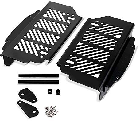 Protector de radiador Aluminio Compatible para KTM 500/450 / 350/250 EXC-F 17-19 Negro