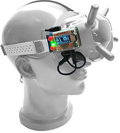 FEICHAO Modul 5,8 G RX Port 3.0 Empfänger Analog 2S-4S Unterstützung DVR Port kompatibel mit DJI Digital FPV Goggles