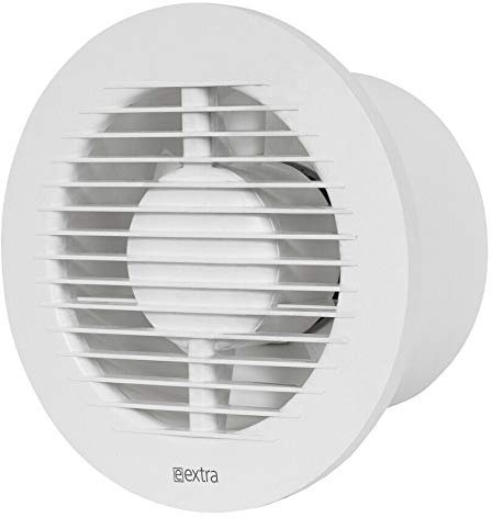 Prostko LTD Silent Round Bathroom Extractor Fan - 125mm / 5 - with Ball Bearing Ventilator