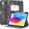 Supveco Hülle für iPad (A16) 11.Generation 11 Zoll 2025,iPad 10.Generation 10,9 Zoll 2022 mit Bleistifthalter-[Auto Schlafen/Wachen],Folio Stand mit Weicher TPU Rücken Schutzhülle-Buch Schwarz