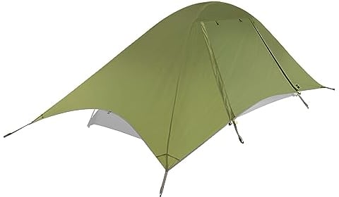 Tatonka Single Moskito Dome Fly - Wasserdichtes Überzelt für das 1-Personen-Zelt Single Moskito Dome - Als Sicht- und Regenschutz - Inklusive Abspannleine und Packsack - 300 x 130 x 110 cm